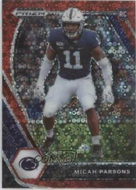 Micah Parsons [Red Circles Prizm] #136