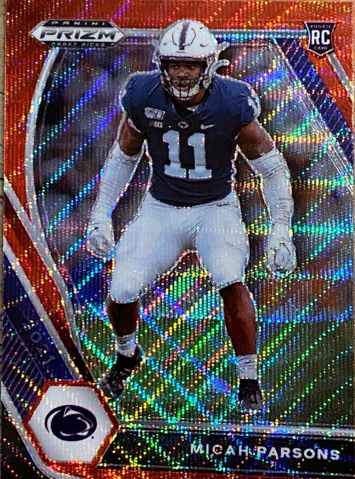 Micah Parsons [Ruby Wave Prizm] #136