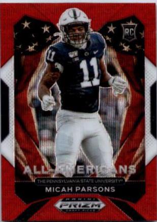 Micah Parsons [Ruby Wave Prizm] #188