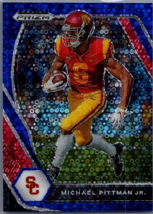 Michael Pittman Jr. [Blue Circles Prizm] #73