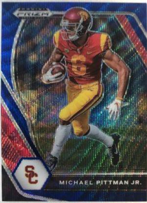 Michael Pittman Jr. [Blue Wave Prizm] #73