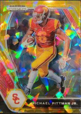 Michael Pittman Jr. [Gold Ice Prizm] #73