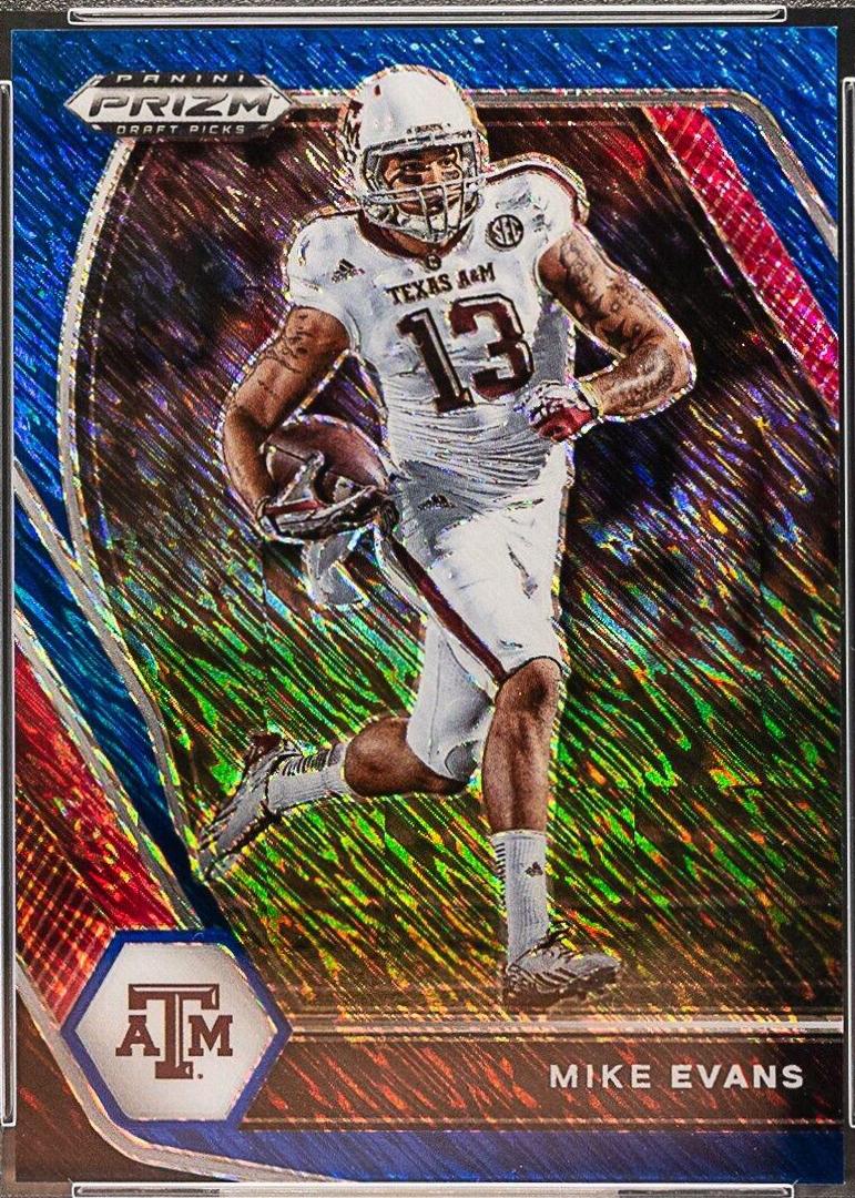 Mike Evans [Blue Shimmer Prizm] #64