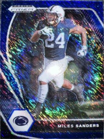 Miles Sanders [Blue Shimmer Prizm] #92