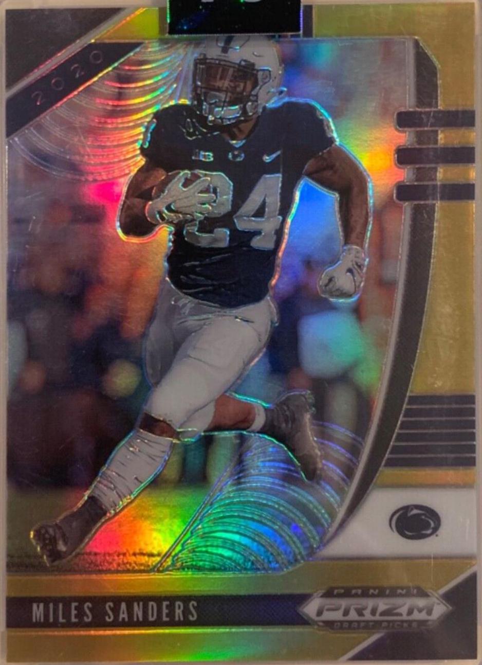 Miles Sanders [Gold Prizm] #92