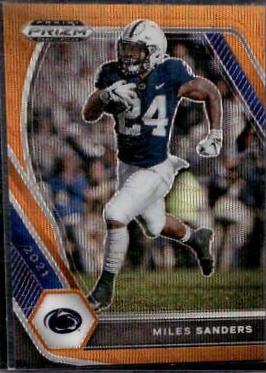 Miles Sanders [Orange Wave Prizm] #92