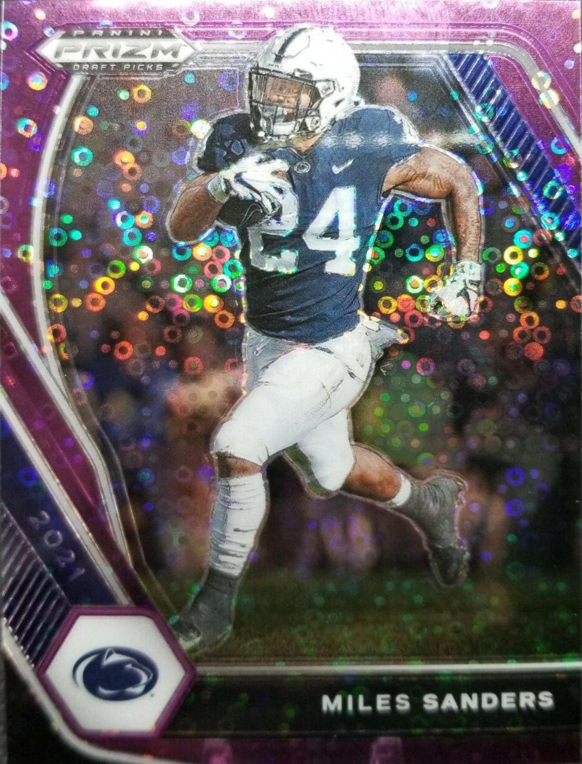 Miles Sanders [Purple Circles Prizm] #92