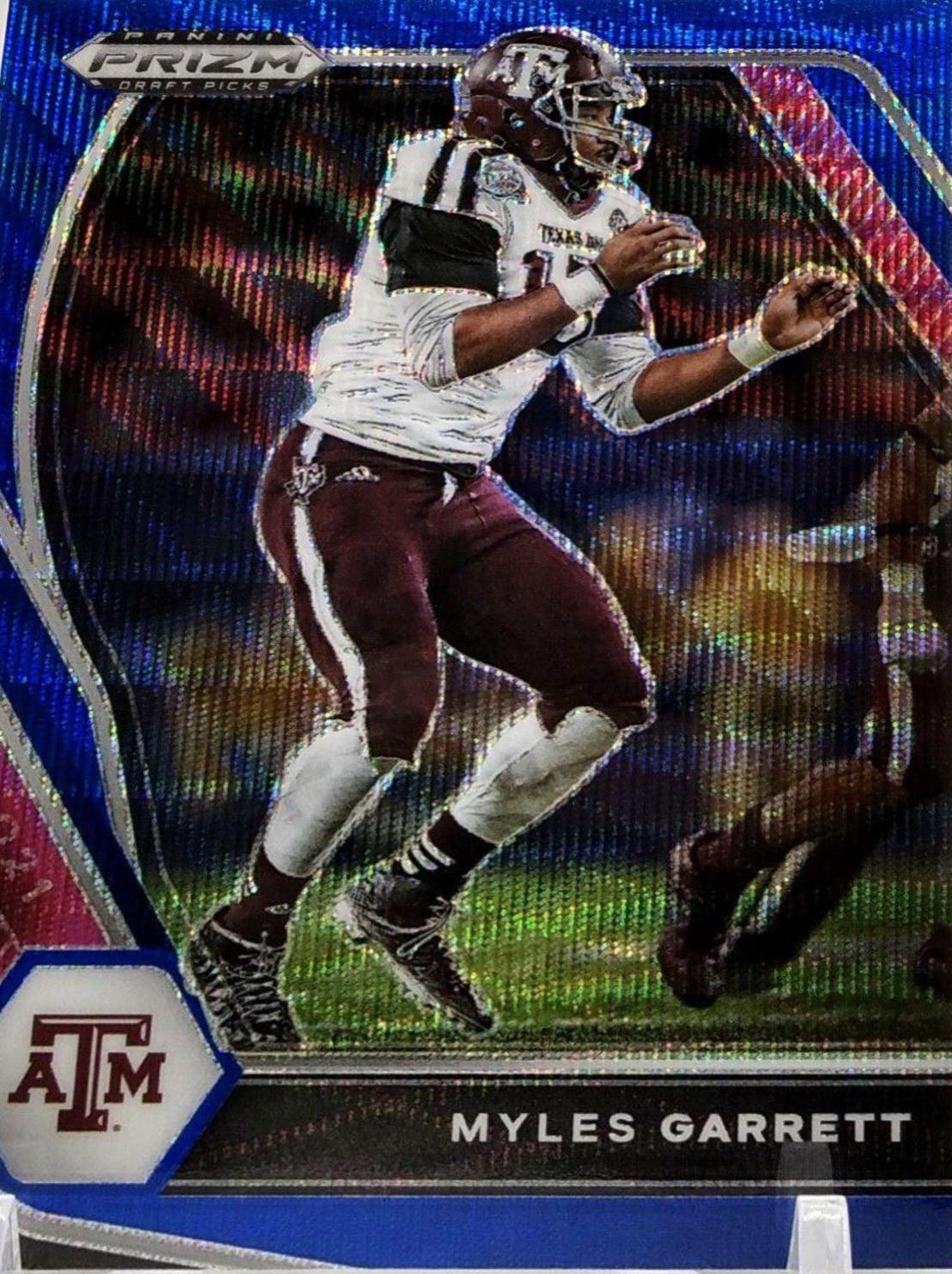 Myles Garrett [Blue Wave Prizm] #100