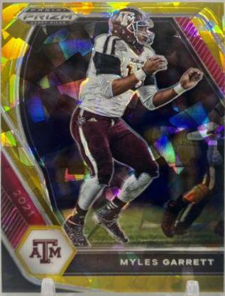 Myles Garrett [Gold Ice Prizm] #100