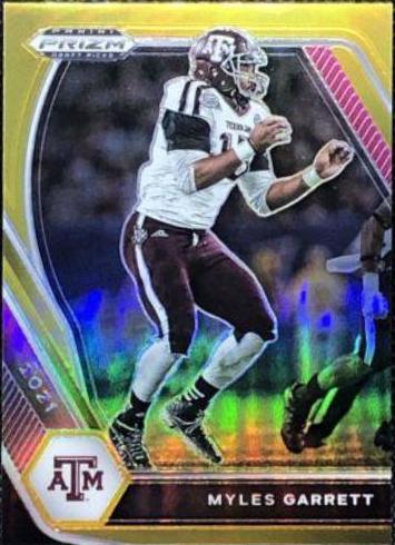 Myles Garrett [Gold Prizm] #100