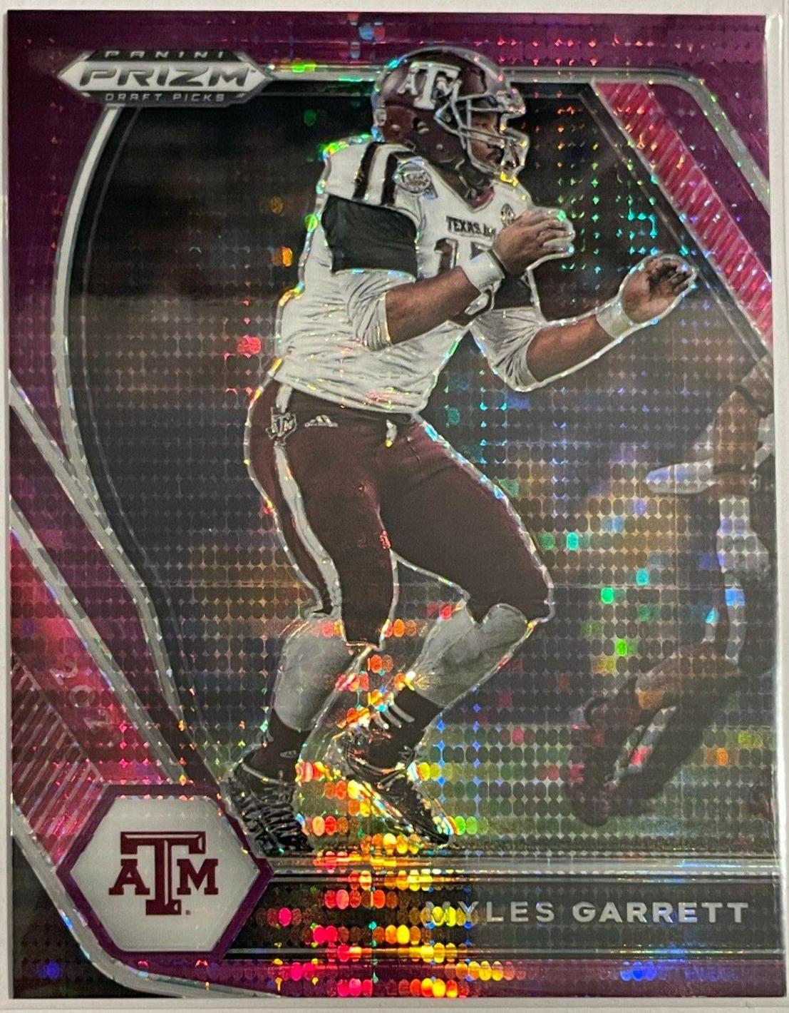 Myles Garrett [Purple Pulsar Prizm] #100
