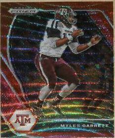 Myles Garrett [Ruby Wave Prizm] #100