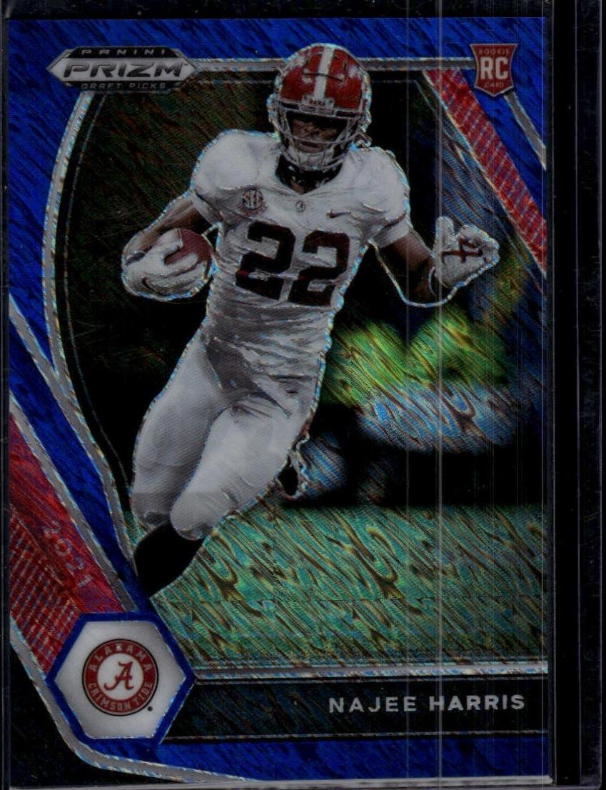 Najee Harris [Blue Shimmer Prizm] #102