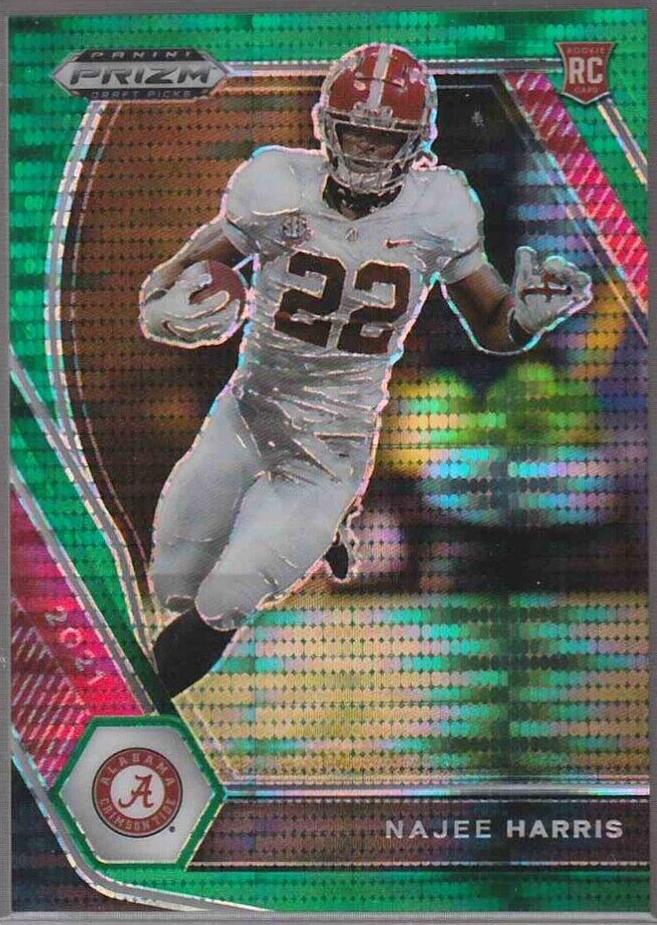 Najee Harris [Green Pulsar Prizm] #102