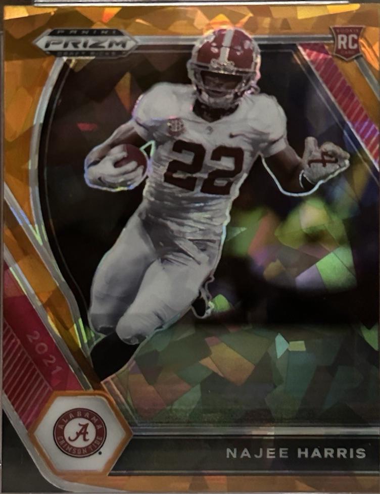 Najee Harris [Orange Pulsar Prizm] #102