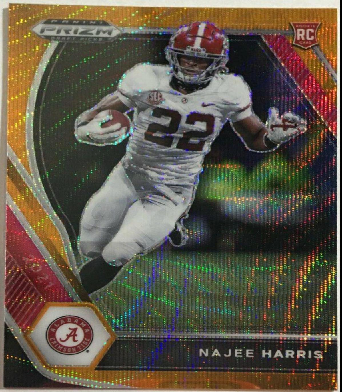 Najee Harris [Orange Wave Prizm] #102