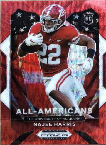 Najee Harris [Red Pulsar Prizm] #193