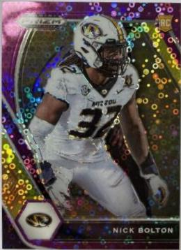 Nick Bolton [Purple Circles Prizm] #148