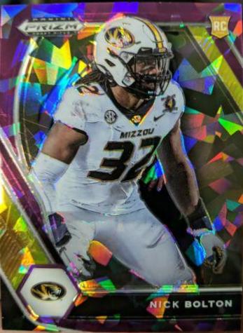 Nick Bolton [Purple Ice Prizm] #148