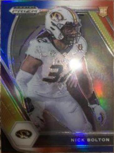 Nick Bolton [Red White and Blue Prizm] #148