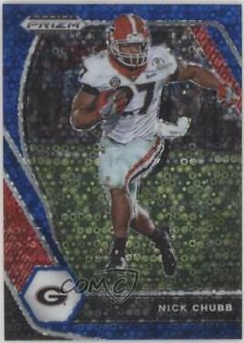 Nick Chubb [Blue Circles Prizm] #90