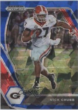Nick Chubb [Blue Ice Prizm] #90