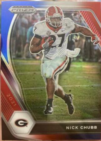 Nick Chubb [Blue Prizm] #90