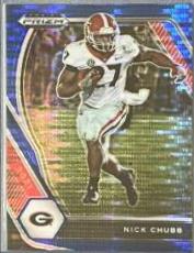 Nick Chubb [Blue Pulsar Prizm] #90
