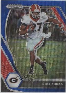 Nick Chubb [Blue Wave Prizm] #90