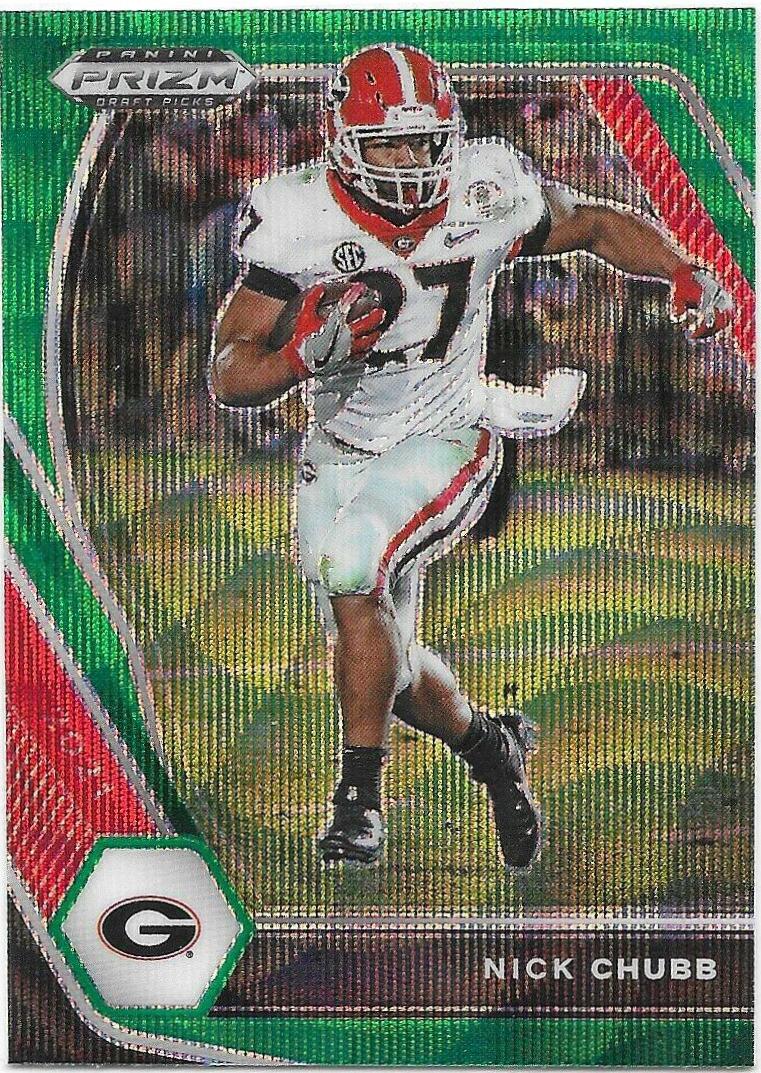 Nick Chubb [Green Wave Prizm] #90