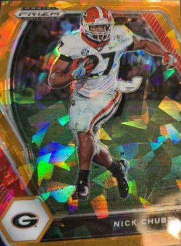 Nick Chubb [Orange Ice Prizm] #90