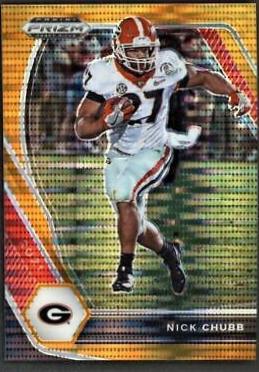 Nick Chubb [Orange Pulsar Prizm] #90
