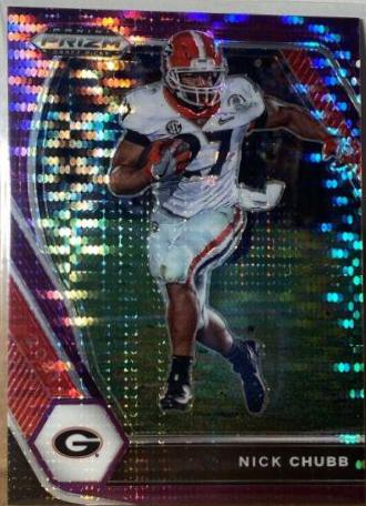 Nick Chubb [Purple Pulsar Prizm] #90