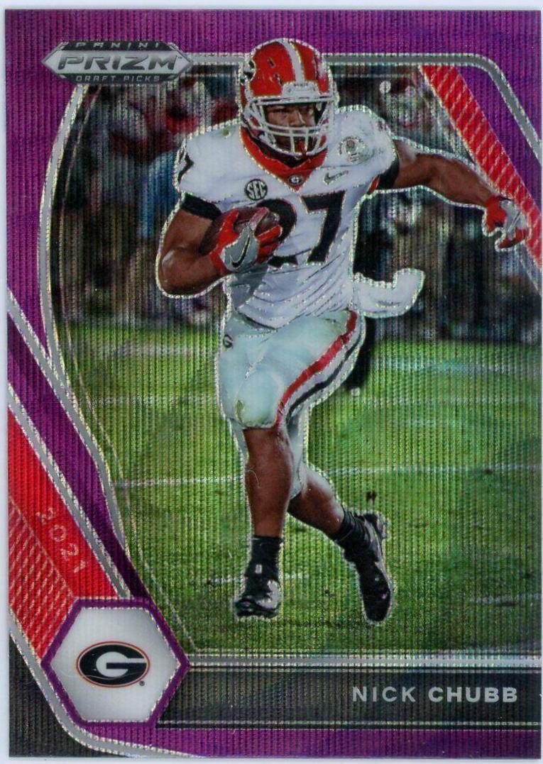 Nick Chubb [Purple Wave Prizm] #90