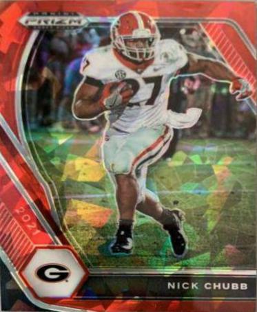 Nick Chubb [Red Ice Prizm] #90