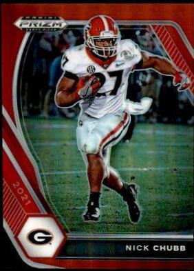 Nick Chubb [Red Prizm] #90