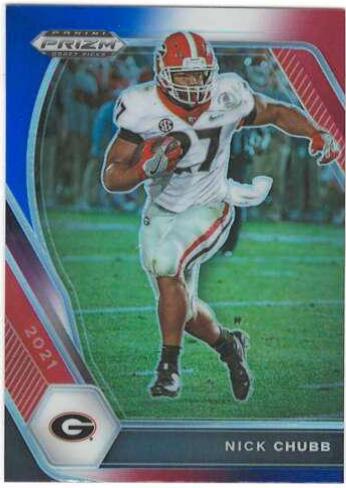 Nick Chubb [Red White and Blue Prizm] #90
