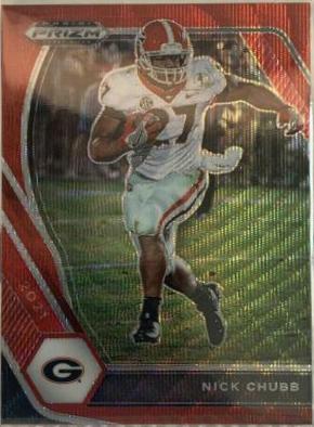Nick Chubb [Ruby Wave Prizm] #90