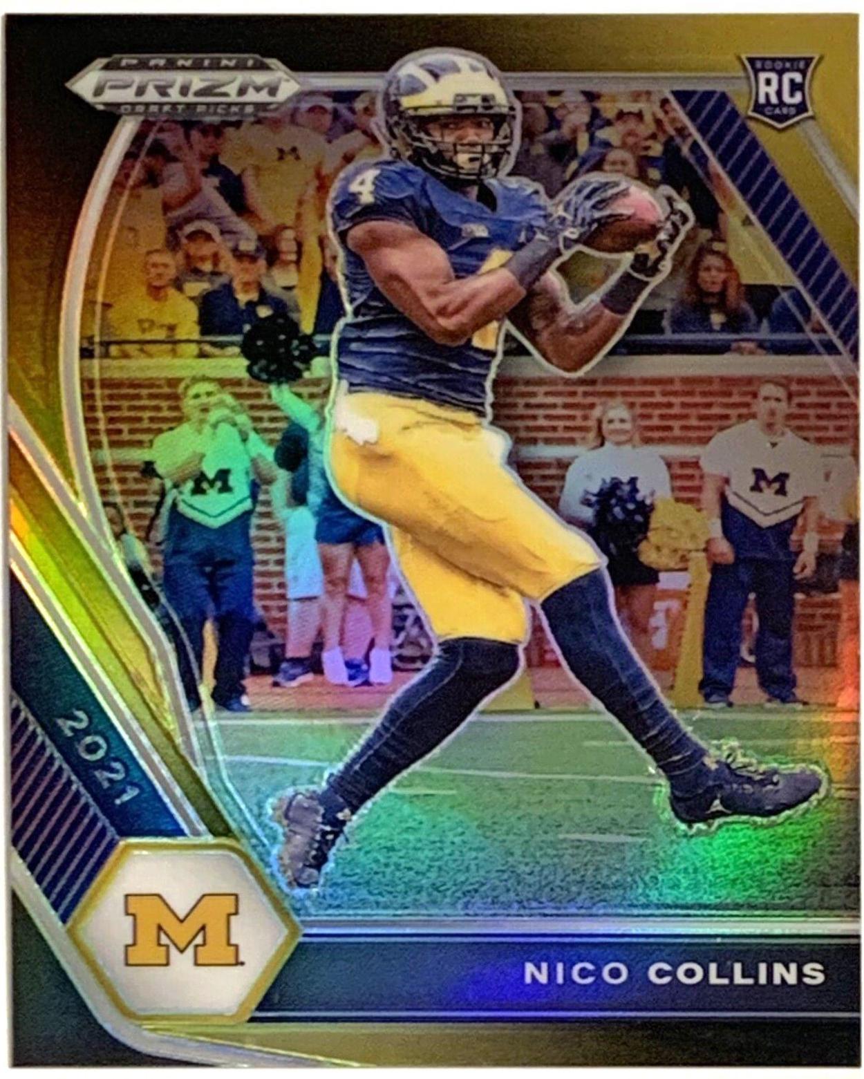 Nico Collins [Black Gold Prizm] #114