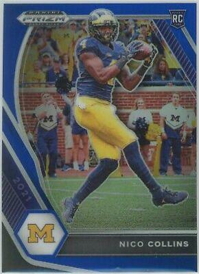 Nico Collins [Blue Prizm] #114