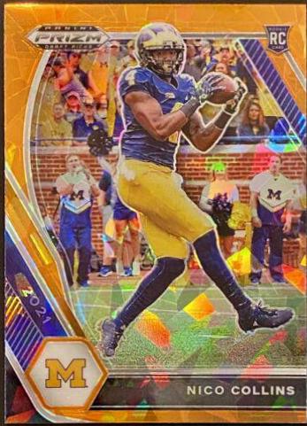 Nico Collins [Orange Ice Prizm] #114