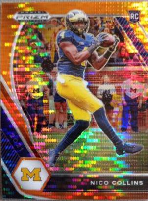 Nico Collins [Orange Pulsar Prizm] #114
