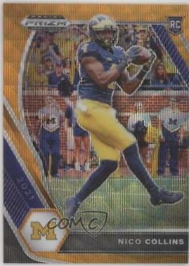 Nico Collins [Orange Wave Prizm] #114