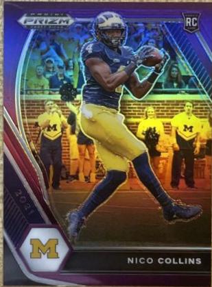 Nico Collins [Purple Prizm] #114