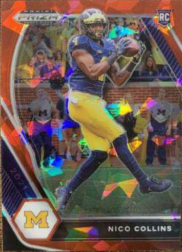 Nico Collins [Red Ice Prizm] #114