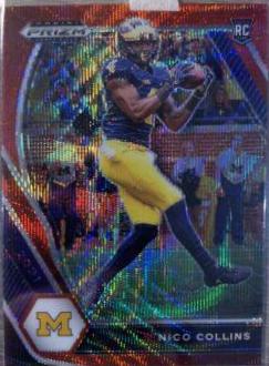 Nico Collins [Ruby Wave Prizm] #114