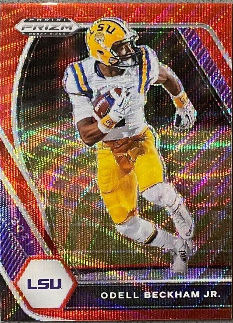 Odell Beckham Jr. [Ruby Wave Prizm] #61