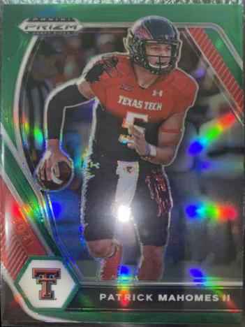 Patrick Mahomes II [Green Prizm] #7
