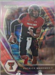 Patrick Mahomes II [Purple Wave Prizm] #7