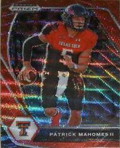 Patrick Mahomes II [Ruby Wave Prizm] #7